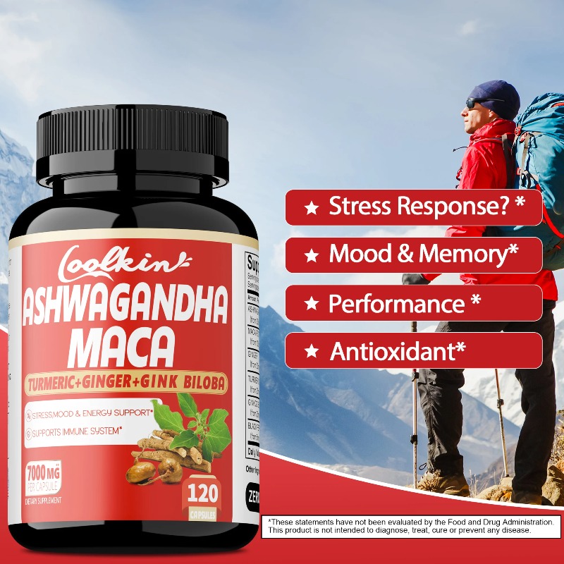 Suppléments Ashwagandha et Mac - Valerian Root Capsule avis et prix