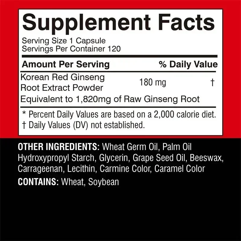 Supplément coréen au ginseng r - Valerian Root Capsule avis et prix